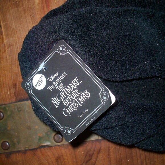 NWT DISNEY Jack Nightmare Before Christmas WOMENS SLIPPERS SNUGGLE TOES SIZE S/M - Picture 3 of 6